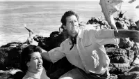 Backdrop to the movie "Attack of the Crab Monsters" #829476