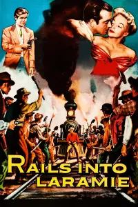 Poster to the movie "Rails Into Laramie" #1157205