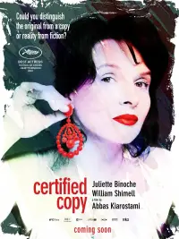 Poster to the movie "Certified Copy" #999677