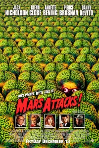 Poster to the movie "Mars Attacks!" #934291