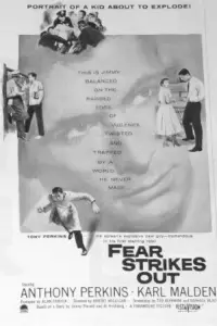 Poster to the movie "Fear Strikes Out" #950088