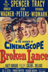 Poster to the movie "Broken Lance" #1162936