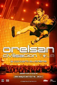 Poster to the movie "Orelsan - Civilisation Tour au cinéma" #890064