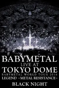 Poster to the movie "BABYMETAL Live at Tokyo Dome - WORLD TOUR 2016 - LEGEND - METAL RESISTANCE - Black Night" #715509