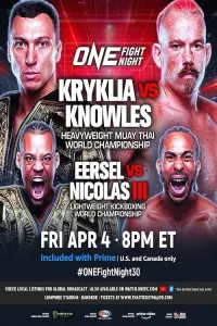 ONE Fight Night 30: Kryklia vs. Knowles on Prime Video