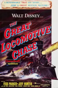 Poster to the movie "The Great Locomotive Chase" #956309