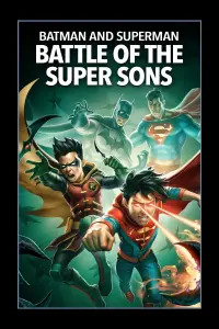 Poster to the movie "Batman and Superman: Battle of the Super Sons" #823891