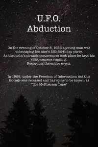 Poster to the movie "The McPherson Tape" #1141718