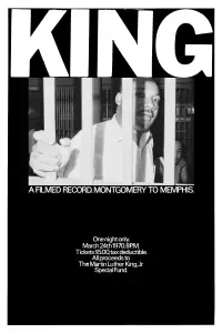 Poster to the movie "King: A Filmed Record... Montgomery to Memphis" #1129960