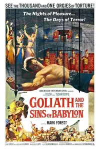 Poster to the movie "Goliath and the Sins of Babylon" #1136814