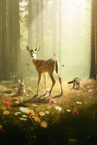 Poster to the movie "Bambi: A Tale of Life in the Woods" #654733