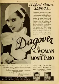 Poster to the movie "The Woman from Monte Carlo" #1203163