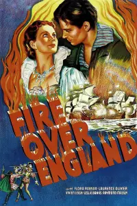 Poster to the movie "Fire Over England" #1156500