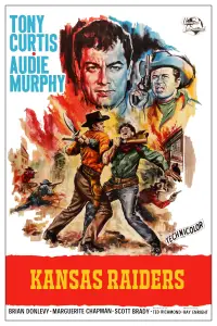 Poster to the movie "Kansas Raiders" #1110123