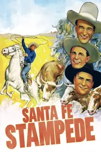 Poster to the movie "Santa Fe Stampede" #996735