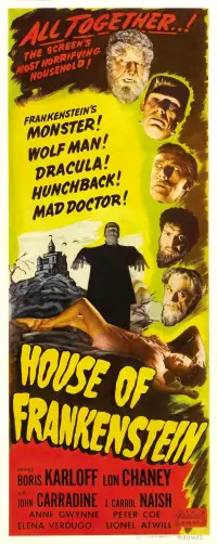 Poster to the movie "House of Frankenstein" #949087