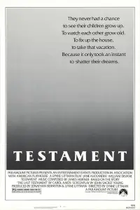 Poster to the movie "Testament" #627337