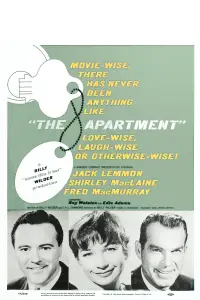 Poster to the movie "The Apartment" #944851