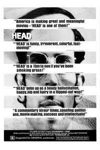 Poster to the movie "Head" #696724