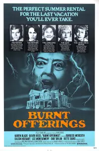 Poster to the movie "Burnt Offerings" #957245