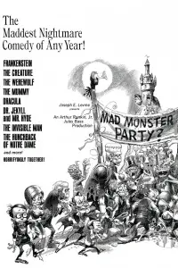 Poster to the movie "Mad Monster Party?" #1033864