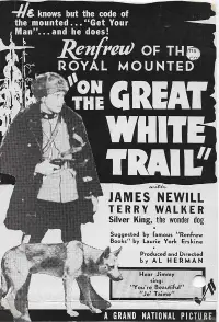Poster to the movie "On the Great White Trail" #970919