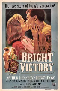 Poster to the movie "Bright Victory" #969549