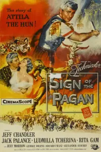 Poster to the movie "Sign of the Pagan" #1179558