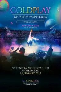Poster to the movie "Coldplay - Live In Ahmedabad" #734473