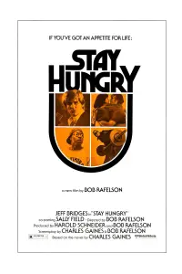 Poster to the movie "Stay Hungry" #960787