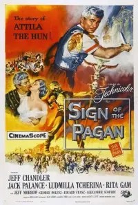 Poster to the movie "Sign of the Pagan" #1179557