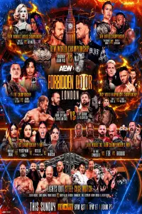 Poster to the movie "AEW x NJPW: Forbidden Door 2025" #671458