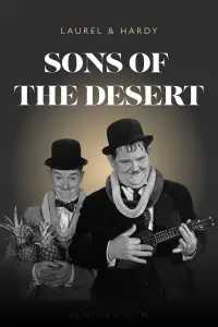 Poster to the movie "Sons of the Desert" #1041989