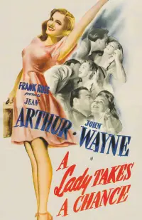 Poster to the movie "A Lady Takes a Chance" #1153532