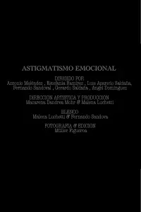 Poster to the movie "Astigmatismo emocional" #821671