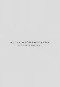 Poster to the movie "Les mots qu