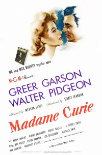 Poster to the movie "Madame Curie" #1100596
