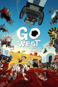 Poster to the movie "Go West: A Lucky Luke Adventure" #1170609