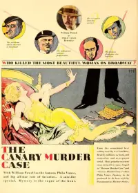 Poster to the movie "The Canary Murder Case" #988659