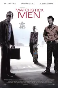 Poster to the movie "Matchstick Men" #957569