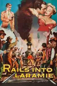 Poster to the movie "Rails Into Laramie" #1157206