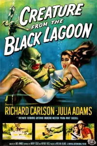 Poster to the movie "Creature from the Black Lagoon" #943737