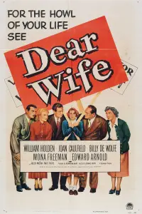 Poster to the movie "Dear Wife" #1165386