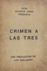 Poster to the movie "Crimen a las tres" #1206051