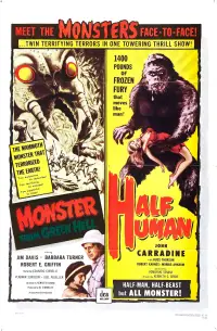 Poster to the movie "Half Human: The Story of the Abominable Snowman" #1102159