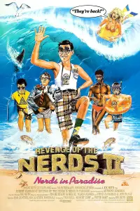 Poster to the movie "Revenge of the Nerds II: Nerds in Paradise" #1151536