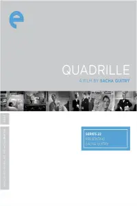 Poster to the movie "Quadrille" #896297