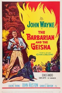 Poster to the movie "The Barbarian and the Geisha" #1163964