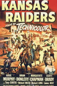 Poster to the movie "Kansas Raiders" #1110126