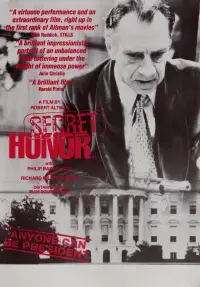 Poster to the movie "Secret Honor" #980056